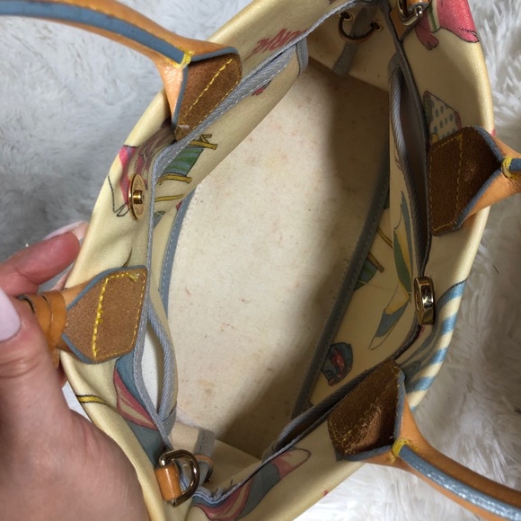rare dooney & bourke beach themed purse - Picture 7 of 10